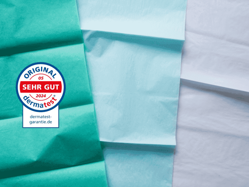 Nachhaltige Produktqualität mit Dermatest-Siegel